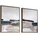 Just Peaking 31.5 X 25.5 inch Framed Abstract Prints, Set of 2