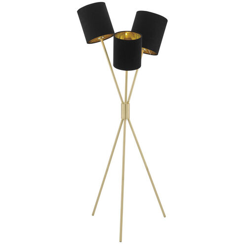 Crisanta 61 inch 60.00 watt Gold Floor Lamp Portable Light