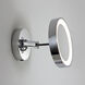 Catena LED 11.81 inch Polished Chrome Bathroom Magnifying Mirror Wall Light
