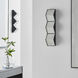 Clodagh Zig Zag Wall Sconce Wall Light in Nightshade Black