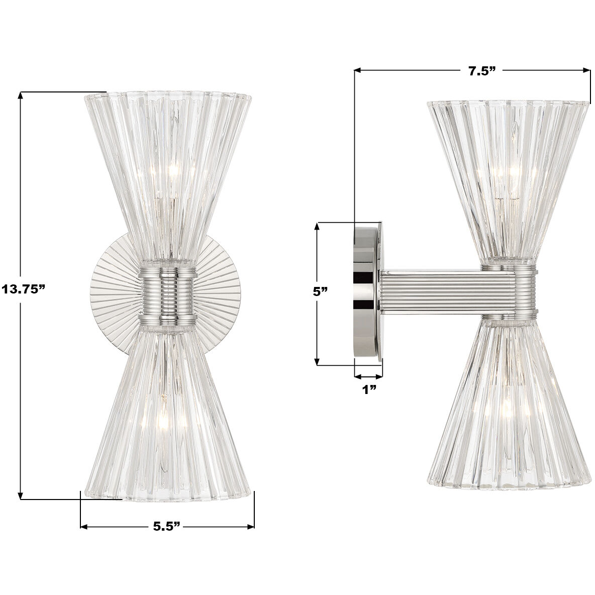 Lotus Bath Wall Light