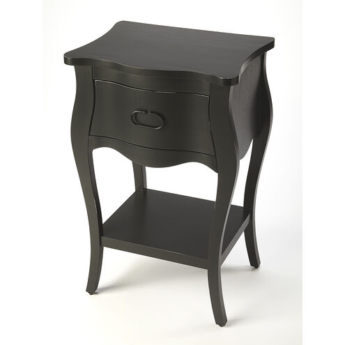 Masterpiece Rochelle 29 X 18 inch Black Accent Table