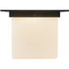 Mineral 1 Light 11.13 inch Urban Bronze and Matte Opal Glass Flush Mount Ceiling Light in Opal Glass Shade
