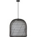 Alora Mood Bondi 1 Light 20.13 inch Matte Black Pendant Ceiling Light