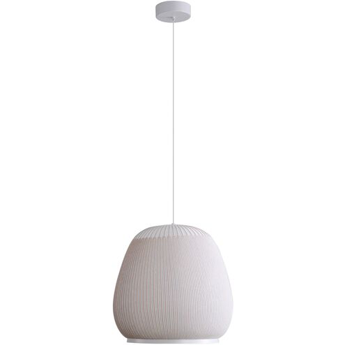 Tela LED 17.75 inch Sand Yellow Pendant Ceiling Light