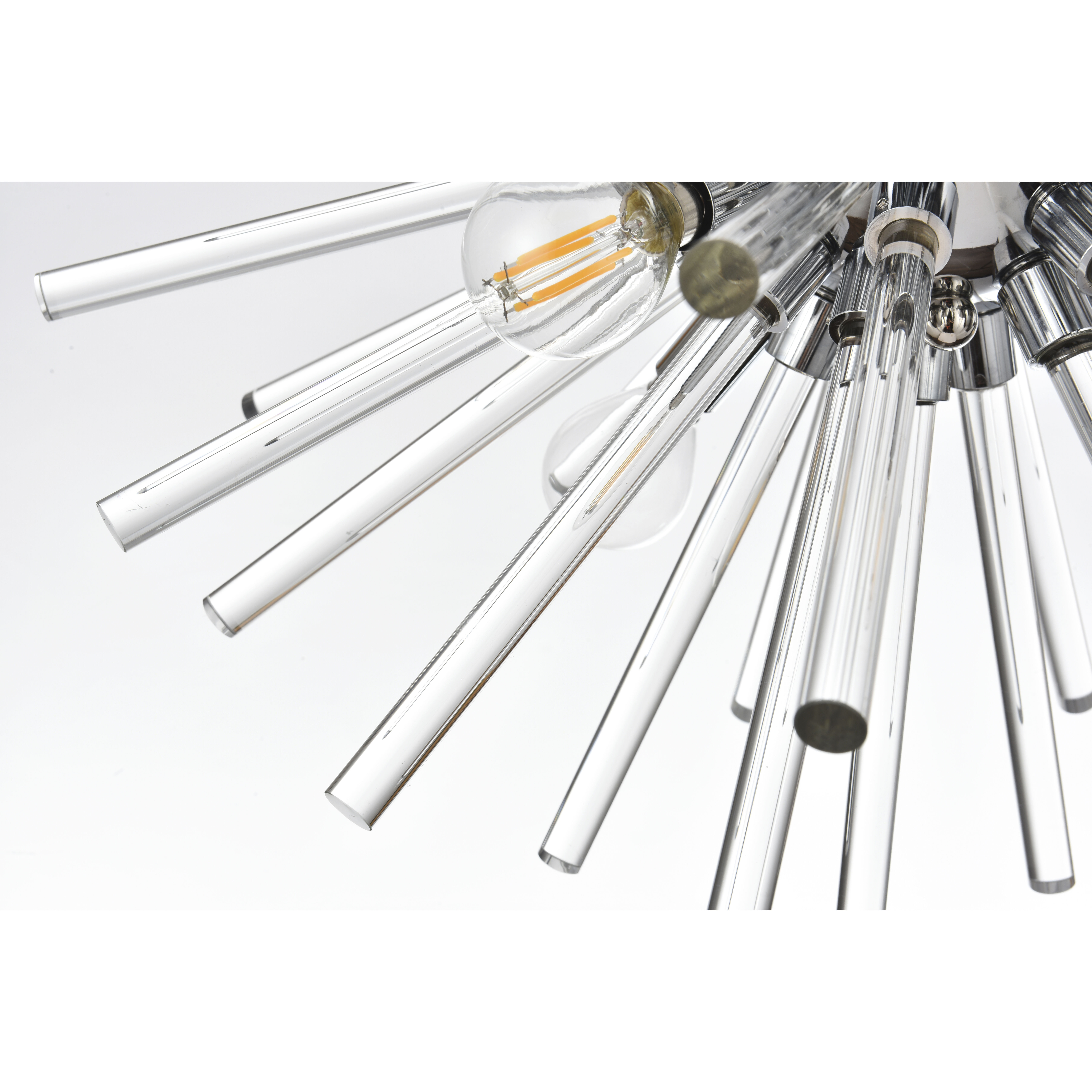 Sienna 4 Light 18 inch Chrome Wall Sconce Wall Light, can be Flush Mounted