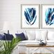 Waterside Collection Blue Framed Art
