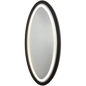 Valet 60 X 28 inch Matte Black Wall Mirror