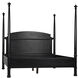 New Douglas Hand Rubbed Black Bed, Eastern King