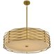 Paloma LED 31 inch Vintage Brass Pendant Ceiling Light