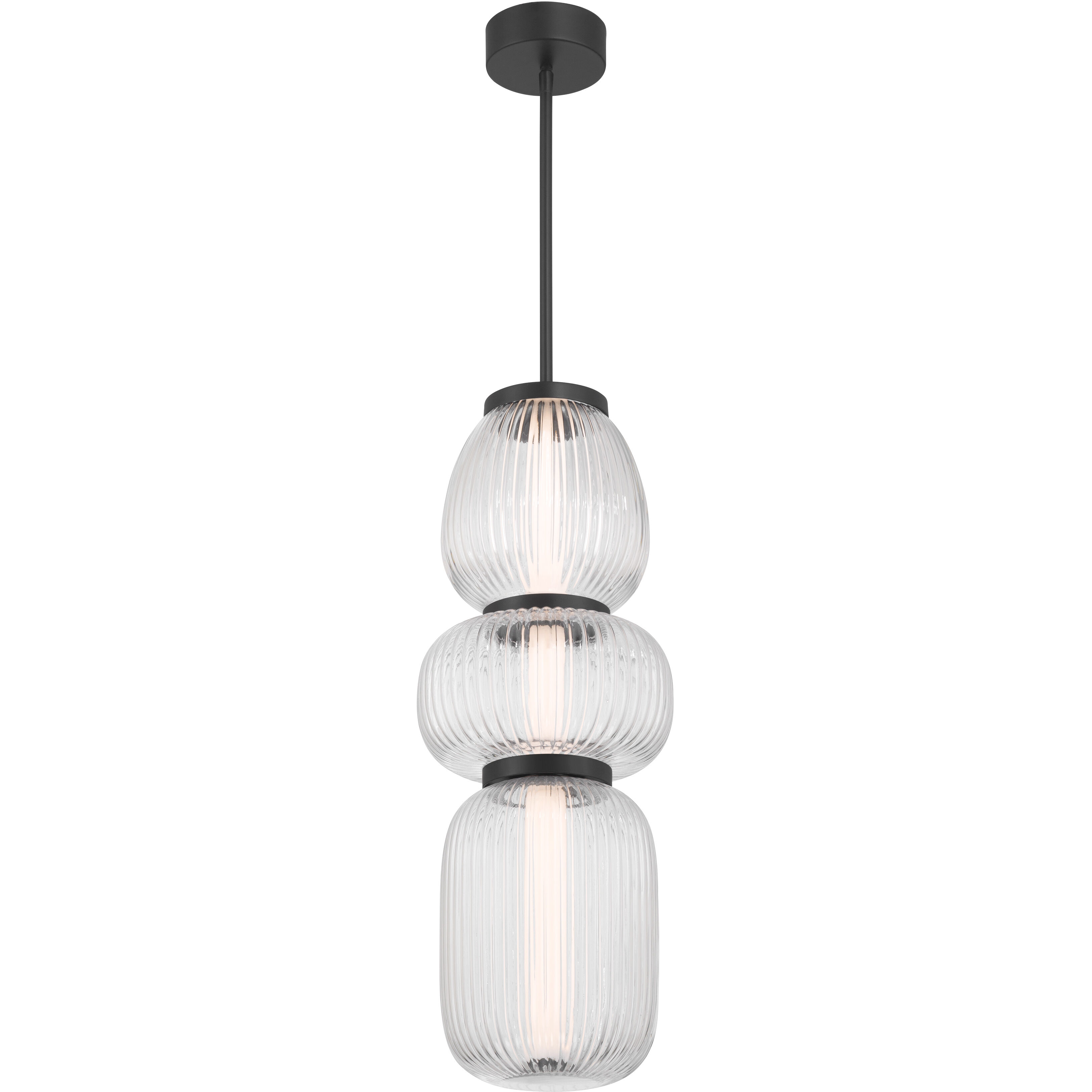 Cordel LED 9.5 inch Dark Matte Black Mini Pendant Ceiling Light