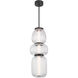 Cordel LED 9.5 inch Dark Matte Black Mini Pendant Ceiling Light