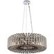 Anello 9 Light 26 inch Chrome Pendant Ceiling Light