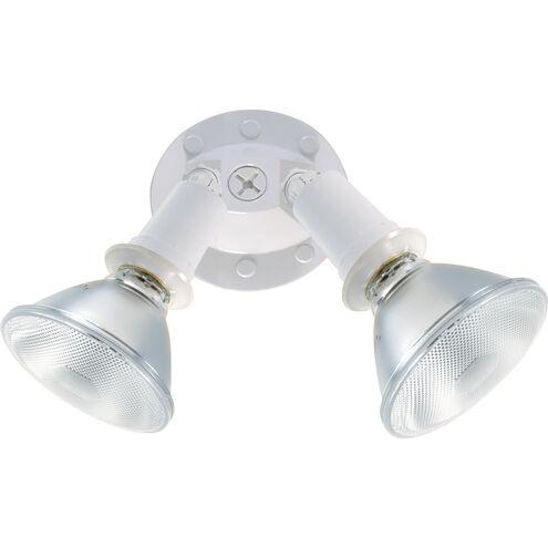 Brentwood 2 Light 5 inch White Outdoor Flood Light