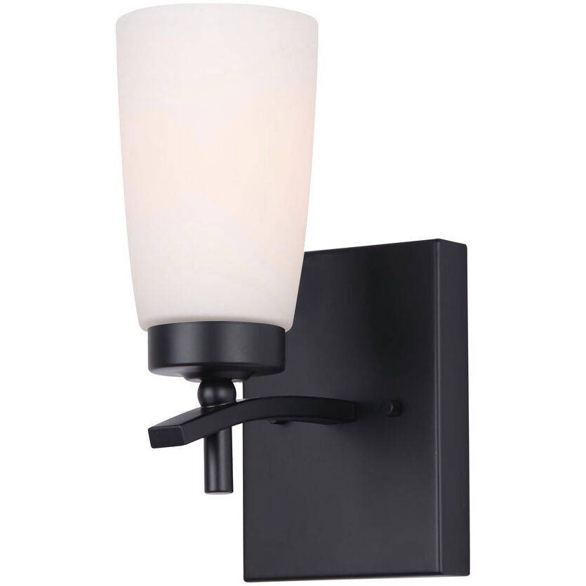 Canarm IVL326A02BK Portia 2 Light 14 inch Matte Black Vanity Light Wall Light