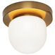 Pizzazz Wall Sconce Wall Light in Aged Gold Brass