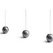 Abacus LED 6 inch Vintage Platinum Ceiling-to-Floor Pendant Ceiling Light in Abacus Cool Grey