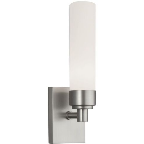 Alex Sconce Wall Light in Chrome, Splashed Opal