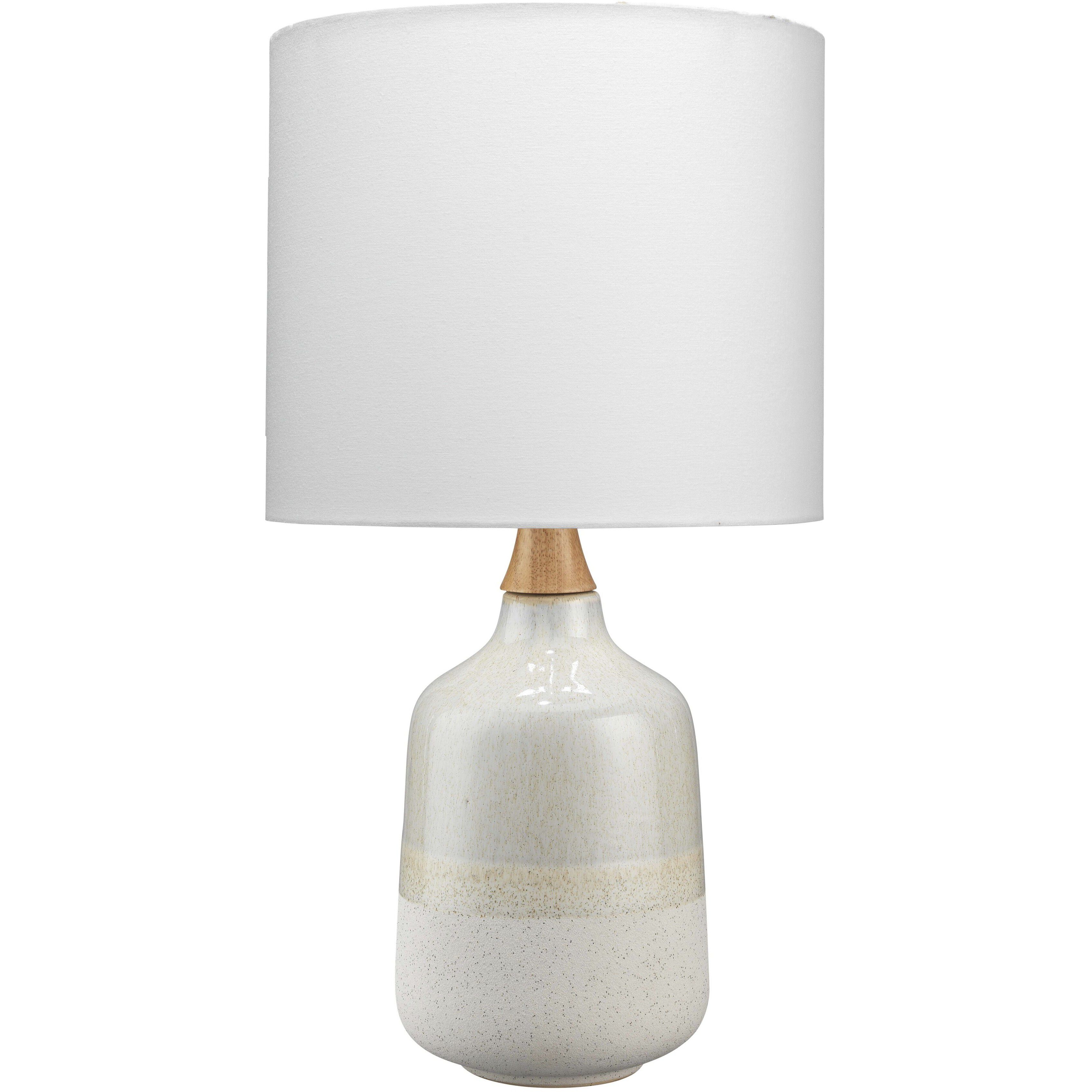 Alice 22.5 inch 60 watt Cream & Light Blue Table Lamp Portable Light