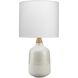 Alice 22.5 inch 60 watt Cream & Light Blue Table Lamp Portable Light