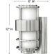 Saturn Outdoor Wall Mount Lantern in Stainless Steel, Small