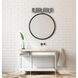 Lofty 3 Light 25.6 inch Silverado and Grey Bath Vanity Wall Light in Silverado/Grey Wood