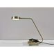 Conrad 15.5 inch 7.00 watt Brass Desk Lamp Portable Light, with AdessoCharge