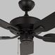 Linden Outdoor 44 44 inch Bronze with Matte White ABS Blades Indoor/Outdoor Ceiling Fan