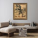 Flowers and Lemons Brown and Multi and Neutral and Yellow Framed Art