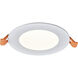 Mercury Integrated LED White Recessed Light