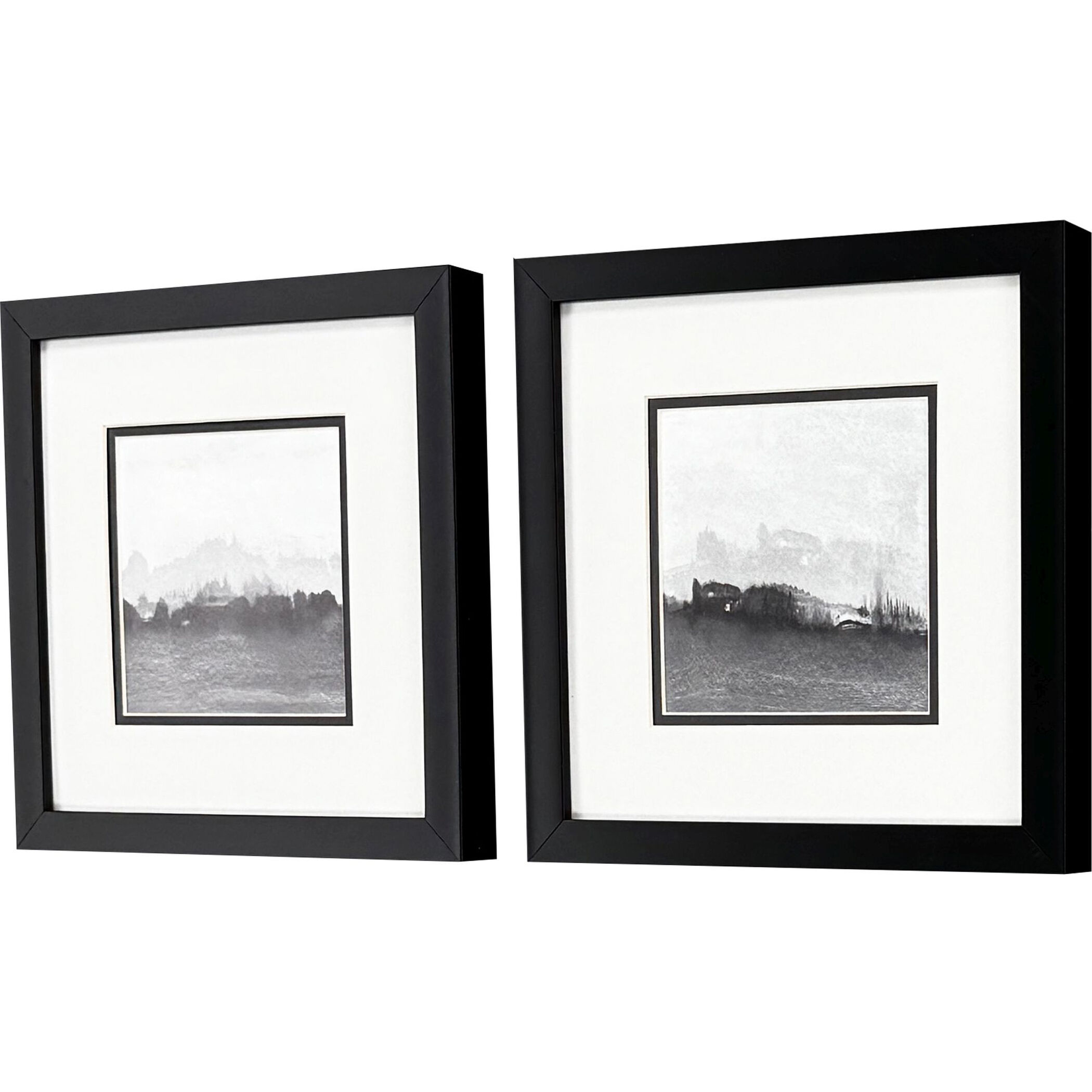 Slauson View Black and Gray Framed Art, Propac