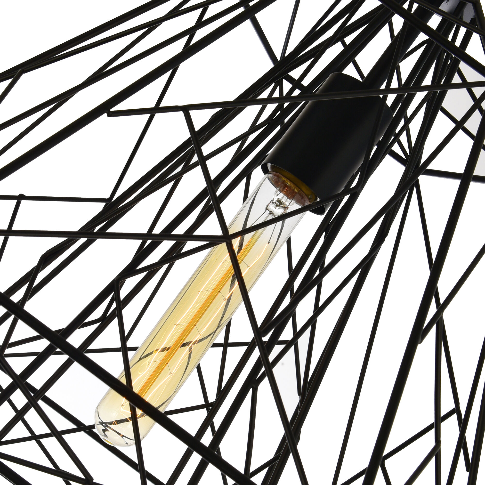 Bagheera 1 Light 16 inch Black Down Pendant Ceiling Light