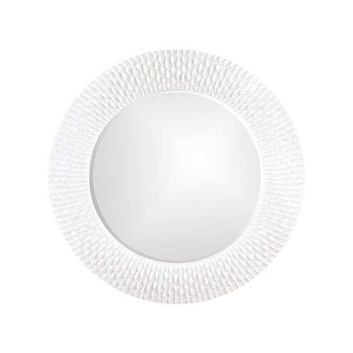 Bergman 32 X 32 inch Glossy White Wall Mirror
