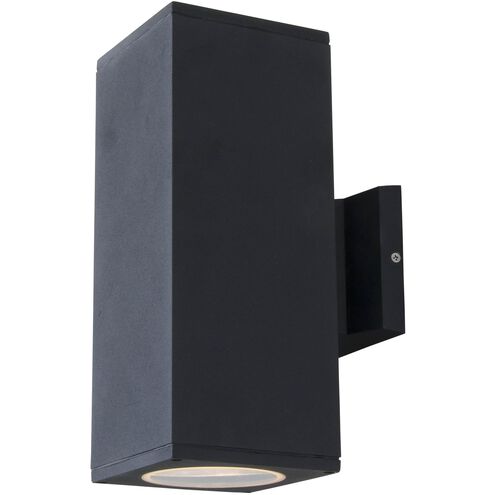 Summerside 2 Light 12 inch Black Outdoor Sconce
