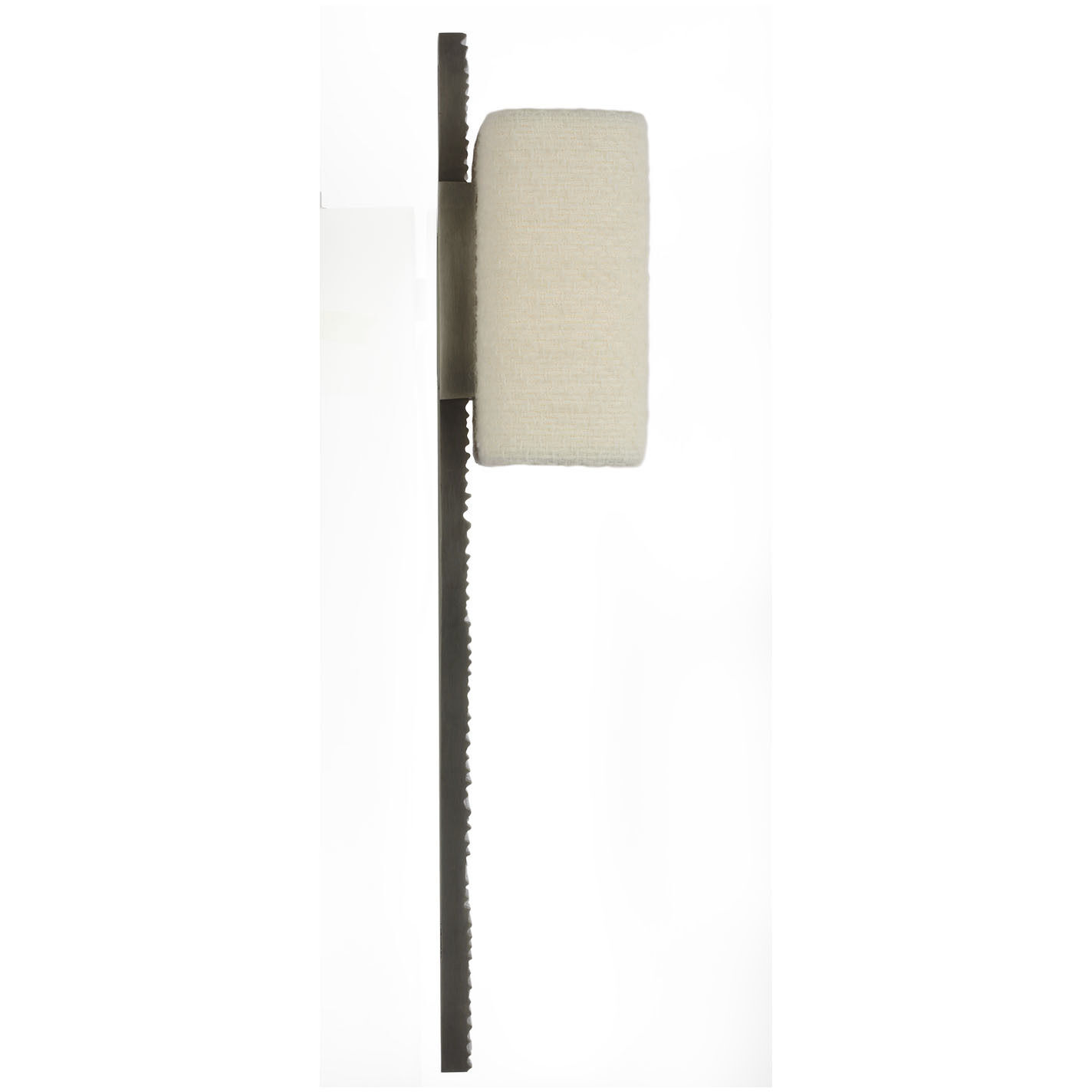 Anne-Marie Barton Fumar Tail Sconce Wall Light in Ridged Graphite