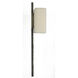 Anne-Marie Barton Fumar Tail Sconce Wall Light in Ridged Graphite