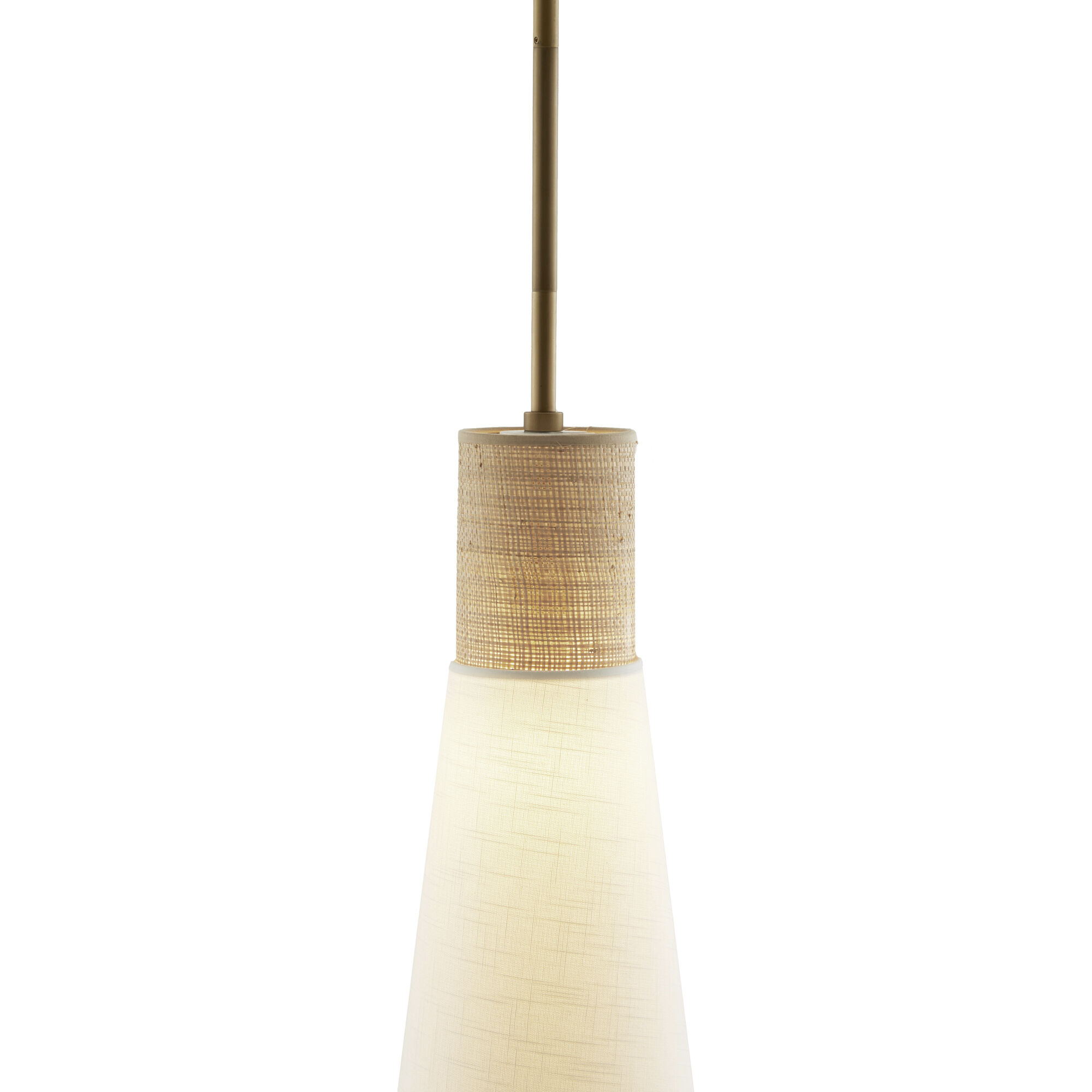 Shreveport 1 Light 10 inch Natural and Antique Brass Pendant Ceiling Light