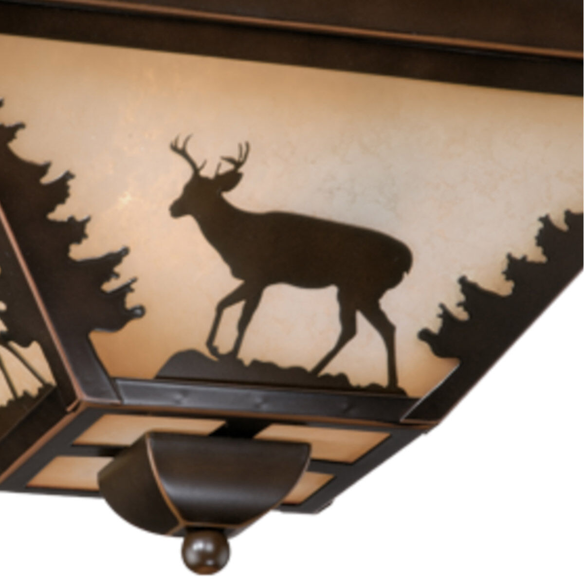 Vaxcel CC55414BBZ Bryce LED 14 inch Burnished Bronze Flush Mount Ceiling Light