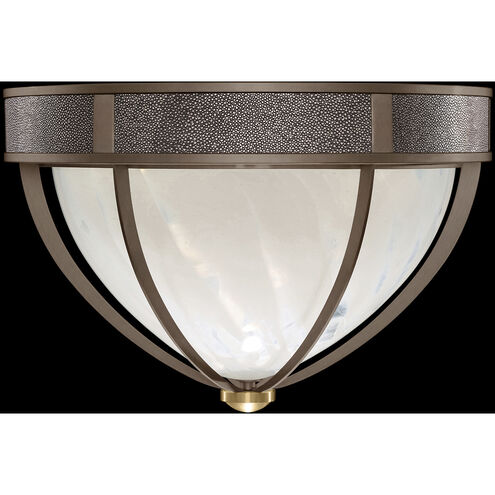 Mirage 3 Light 18.75 inch Bronze Flush Mount Ceiling Light
