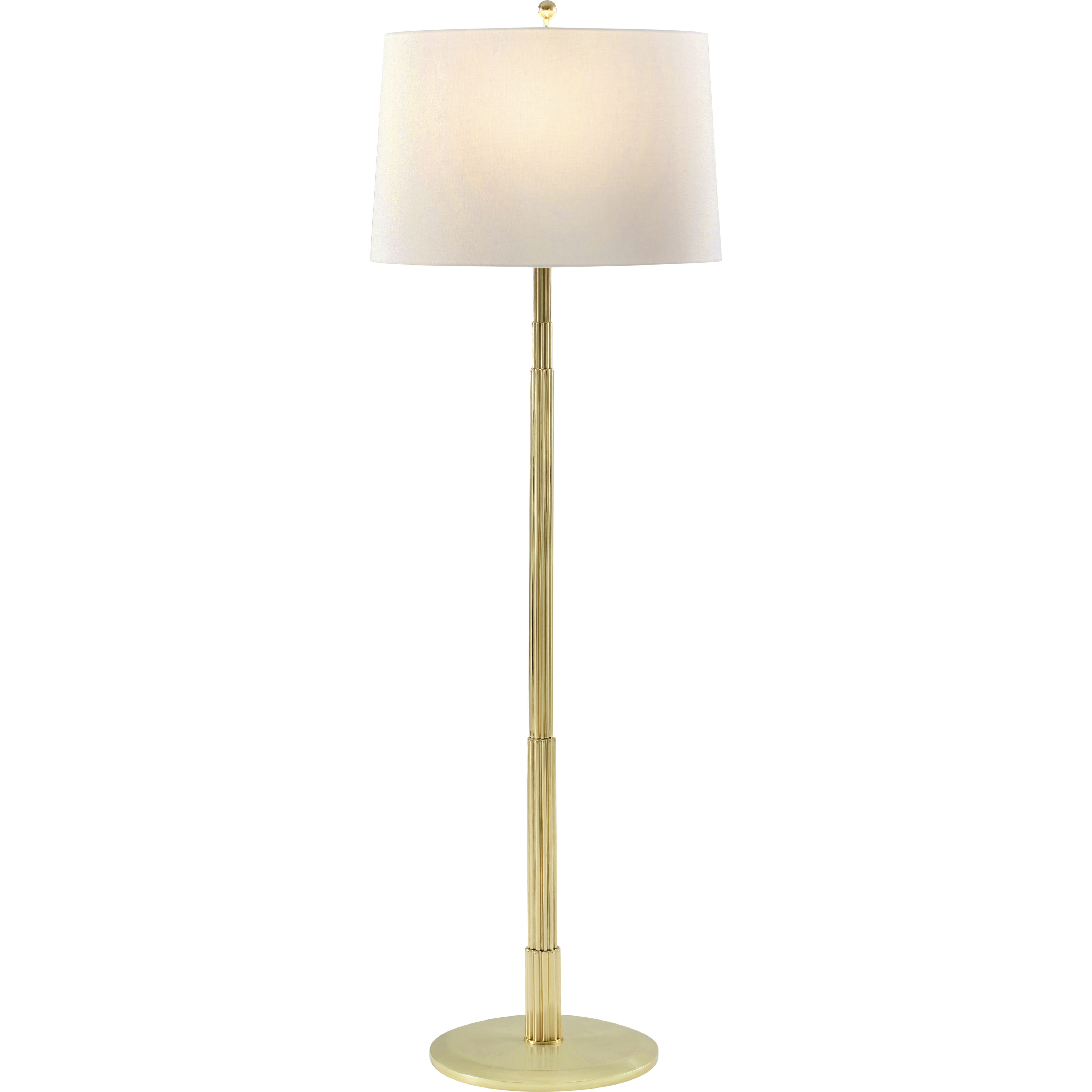 Empire 68.5 inch Polished Brass Floor Lamp Portable Light, TA Illuminations