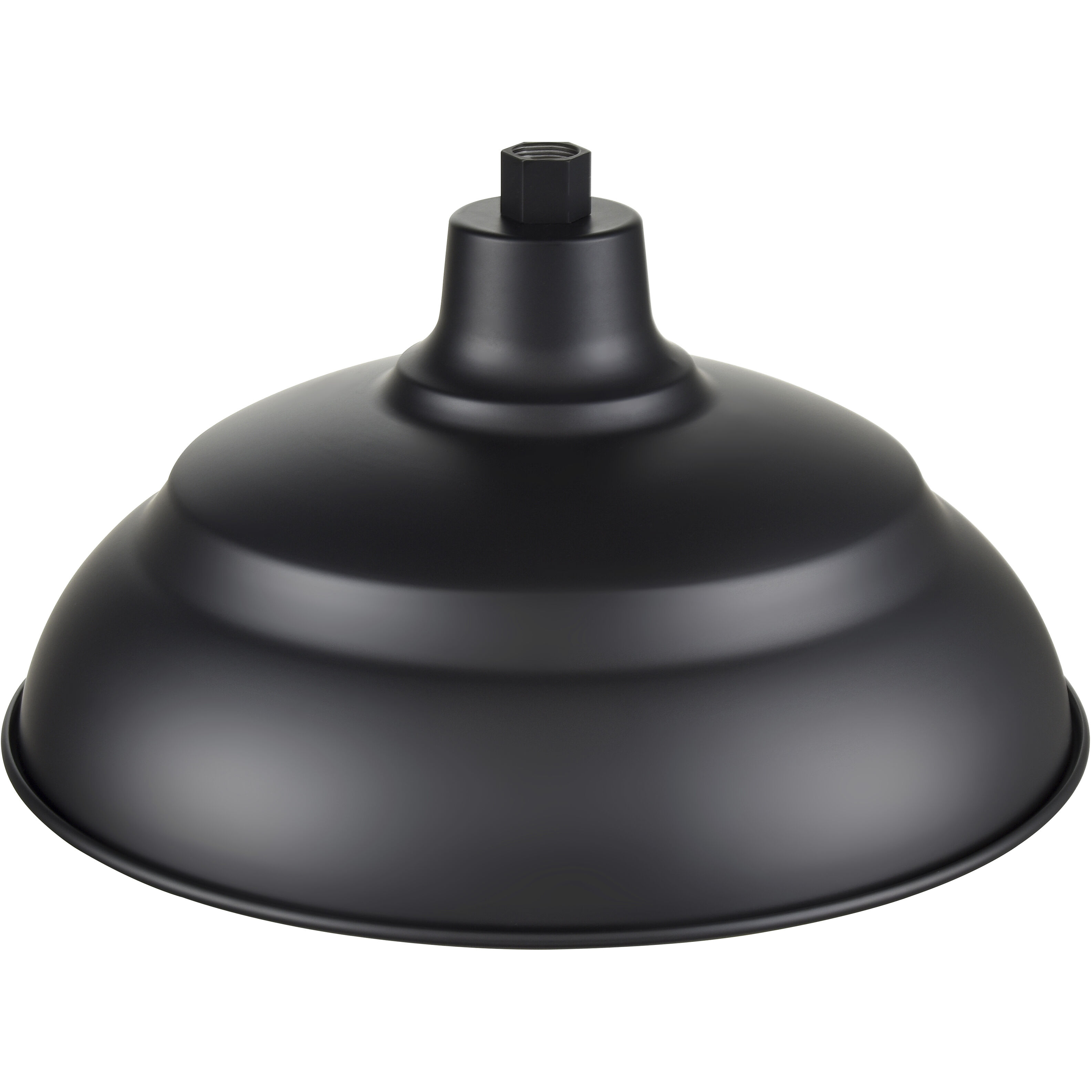 R-Series Satin Black 17 inch Outdoor Warehouse Shade