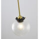 Canada 1 Light 6.3 inch Gold Pendant Ceiling Light