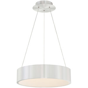 Corso LED 18 inch Brushed Aluminum Pendant Ceiling Light in 18in, dweLED 