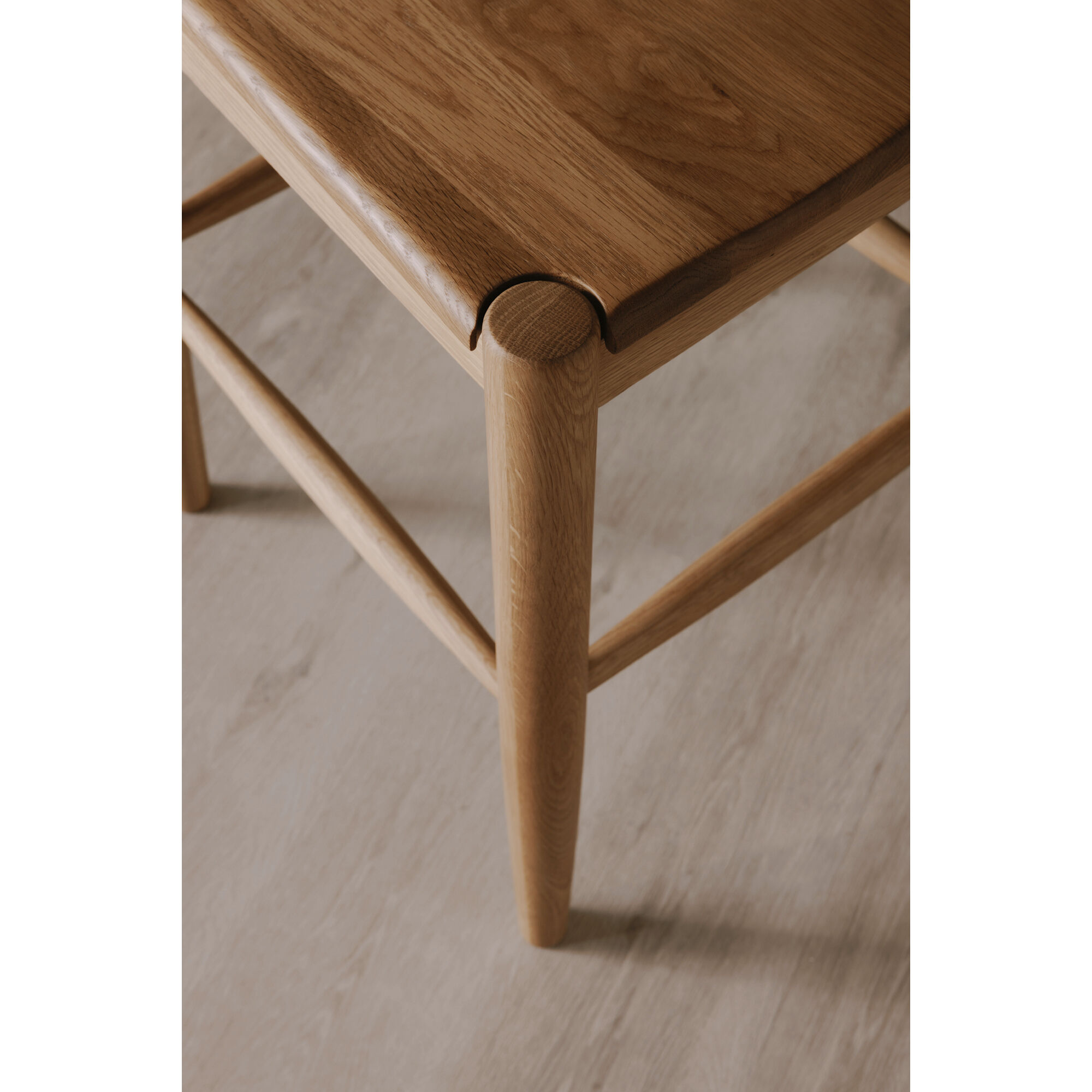 Owing 38 inch Oak Counter Stool