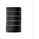 Ambiance LED 9.25 inch Gloss Black Outdoor Wall Sconce in 1000 Lm LED, Gloss Black/Matte White