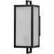 Halden 1 Light 15 inch Black Outdoor Wall Mount