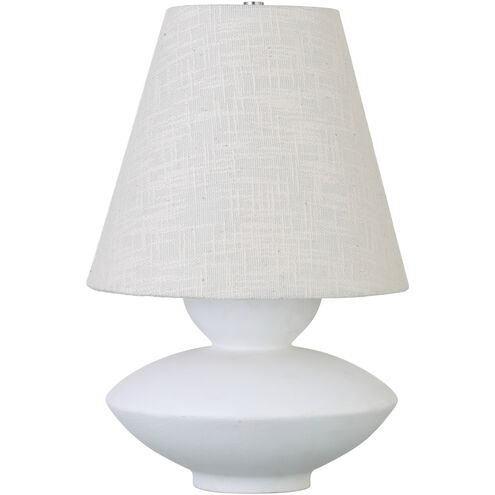 Dell 6 inch 60.00 watt White Table Lamp Portable Light