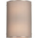 Uptown Mesh 2 Light 7.8 inch Graphite Cover Sconce Wall Light