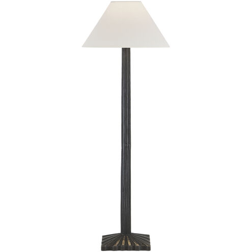 Chapman & Myers Strie 31.5 inch 60.00 watt Aged Iron Buffet Lamp Portable Light in Linen