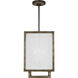Thom Filicia Brockway 3 Light 11.38 inch Weathered Oak Wood Lantern Pendant Ceiling Light
